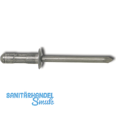 Mehrbereichsniete Flachrundkopf 4.0x10 Aluminium mit Edelstahldorn
