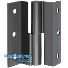 Mbelband Krpfung D, links, 50x33 mm, Messing brniert