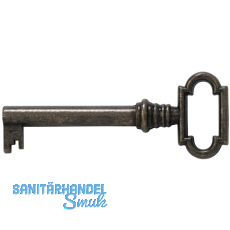 JuNie Mbelschlssel 1, Bartbreite 6 mm, Barthhe 8 mm, brniert