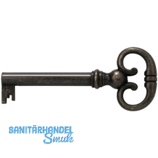 JuNie Mbelschlssel 4, Bartbreite 6 mm, Barthhe 8 mm, brniert