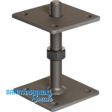 PITZL Pfostentrger Typ 11009.0200 ZiNiP beschichtet mit Gewindestange