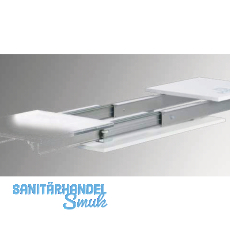 ALU 77 Ausziehtischfhrung EB 2000 mm, AZ 800 mm, Aluminium