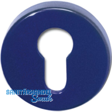 HEWI Zylinderrosette flach 306.23 FS stahlblau