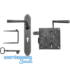 Rustikales Schlossset Drau BB, rechts, DM 73,5, Eisen alt gebrstet