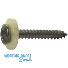 Fensterbankschraube 3.9x25 Phillips Kreuzschlitz Edelstahl A2 mit Polyamid-Sch.
