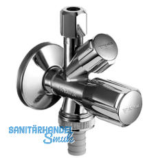 Kombi-Eckventil Comfort, Messing verchromt