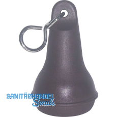 Hotelschlsselanhnger - birnenfrmig braun