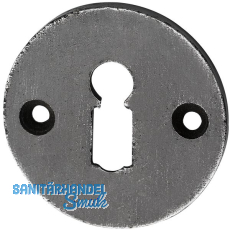 SCHRGHOFER Schlsselrosette BB,  50 mm, Eisen alt gebrstet