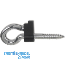 Schaukelhaken mit Holzgewinde 10x130 verzinkt-blau TV-geprft