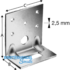 SIMPSON Winkelverbinder ADR 6035-B feuerverzinkt mit Zulassung