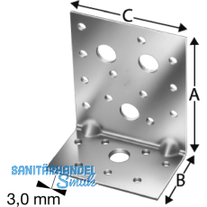 SIMPSON Winkelverbinder AE 116 feuerverzinkt mit Zulassung SIMPSON Winkelverbinder AE 116 feuerverzinkt mit Zulassung