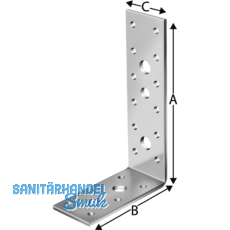 SIMPSON Winkelverbinder AG 40412 feuerverzinkt mit Zulassung