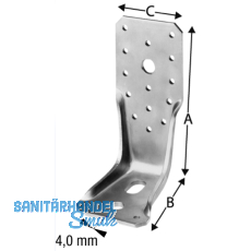 SIMPSON Winkelverbinder AKR 95LG-B Langloch feuerverzinkt mit Zulassung