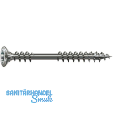 SPAX Fassadenschraube Linsensenkkopf 4.5x 70 TX20 mit Fixiergewinde Edelstahl A2