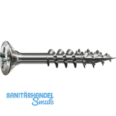 SPAX-FEX H Beschlagschraube 4.0x 35 PZ 2 Stahl silber fr Holzbefestigungen