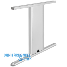 T 3000 Tischgestell Seitenteil (li/re) T- Fu; H: 712mm; T:750mm; RAL 9006 Tiger