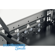 HETTICH SYSTEMA TOP 2000 Container-Set Sil Sys, Vollauszug, ET 530, alu