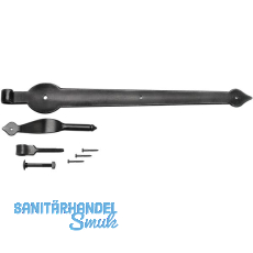 Türlangband KREMS 2317, 500 mm, Eisen alt gebürstet Türlangband KREMS 2317, 500 mm, Eisen alt gebürstet