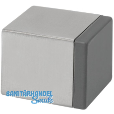 Wandtrpuffer - 25 x 25, Lnge 30 mm, Edelstahl matt