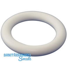 Vorhangring lose ohne Haken fr Rundstangen  28 mm, Kunststoff wei