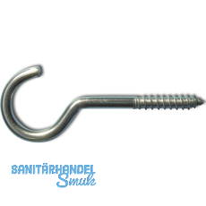 Wscheleinenhaken mit Holzgewinde 4.4x 50 Edelstahl A2