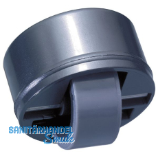 Roller-Mini soft, Rollen  27 mm, Bohr  36 mm, Kunststoff schwarz