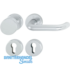 HOPPE Wechselgarnitur PARIS - auf Rosette, VK 8, silber elox