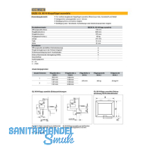 Knickkurbel GEZE, Aluminium silber eloxiert
