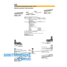 GU-966/150 mZ/oZ Profilbeutel, Schema A-K und C, L=1960 mm, wei