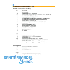 MACO SKB-S/SE/Z/PAS Profil-Set Gr.1, FFB 620-900 mm, L=1930 mm, silber