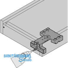BLUM Bohrlehre fr TANDEM T65.1000.02, Kunststoff/Stahl