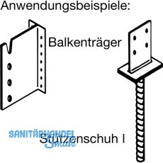 Stabdbel 20x1000 galvanisch verzinkt beidseitig angefast