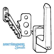 Dreh-Kipp- Begrenzer ROTO, Kunststoff wei