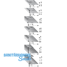 Gleitabschlussprofil U Alu silber eloxiert 15/2700 mm