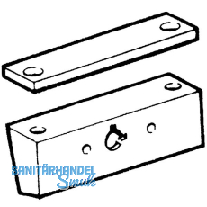 Drehsperre ROTO Zinkdruckguss wei
