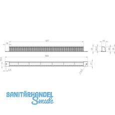 Wetterschutzgitter FRESH 10 auen, Kunststoff RAL 9010