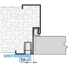 Anschweimuffen M10 x 1, Stahl blank