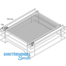 VAUTH-SAGEL SAPHIR Drahtkorb, BxHxT 438 x 145 x 487 mm, Stahl silber RAL 9006