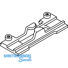 EKU DIVIDO 80 Zwischenstopper, 90 x 33 mm, Kunststoff grau
