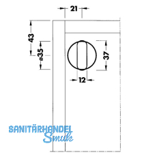 CAMAR Abdeckkappen fr Modell 816, Bohrer 35, Kunststoff wei