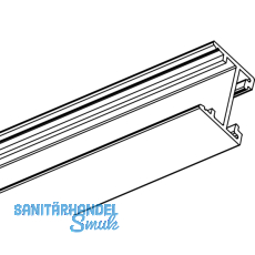 Aluminiumprofil MEC-1 Aufbau, MEC-2 Einbau 3000 mm, eloxiert