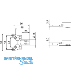 Anschraubtaschen INCANTO Standard - 11 mm