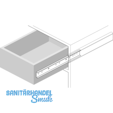 ACCURIDE 2026L Kugelkfigfhrung - Teilauszug, 40 kg, Schienenlnge 450 mm