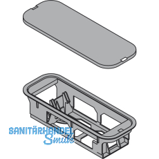 BLUM SERVO-DRIVE Netzgerthalterung Bodenmontage,Lnge 271,6,KS staubgrau