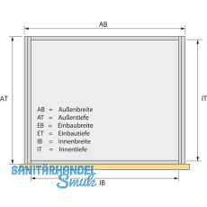 HETTICH SYSTEMA TOP 2000 Breitwandschubladen, KB 435 mm, schwarz