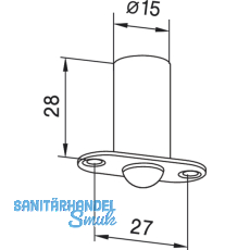 Trschnapper mit Rundfalle, Kunststoff schwarz (12.305)