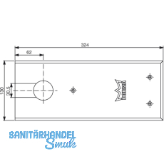 Abdeckplatten BTS 84, Edelstahl