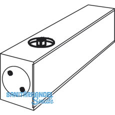 Trschlieer TS 83, EN 3-6, o. Gestnge, Flgelb. -1400 mm, silber