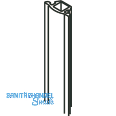Dichtungsprofil zu Wandanschlussprofil HAWA, 3500 mm, schwarz