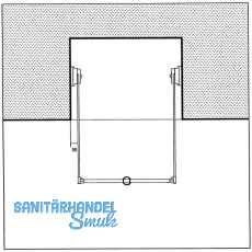 Distanzrahmen Junior, H 20mm, KS schwarz